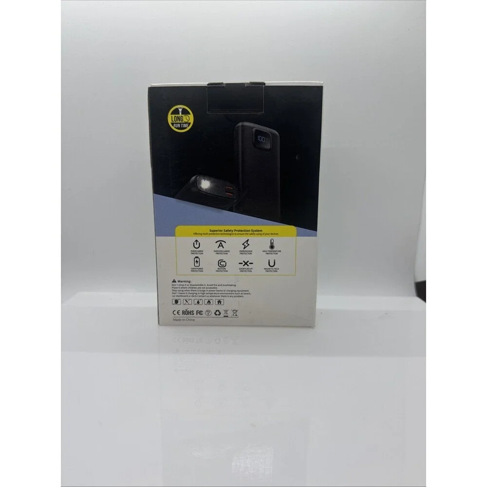 Portable Quick Charger Power Bank 40000mAh 30W QC 4.0 Flashlight LED Display NEW